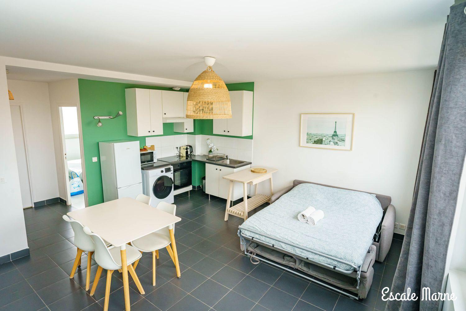 Escale-Marne Fr - 202 - Free Parking - Free Luggage Storage - All Equipped - Linen Included - Washing Machine - 10Mn Walk Metro 8 - Rer A - Panoramic View - From 1 To 14 Guests Maisons-Alfort Εξωτερικό φωτογραφία