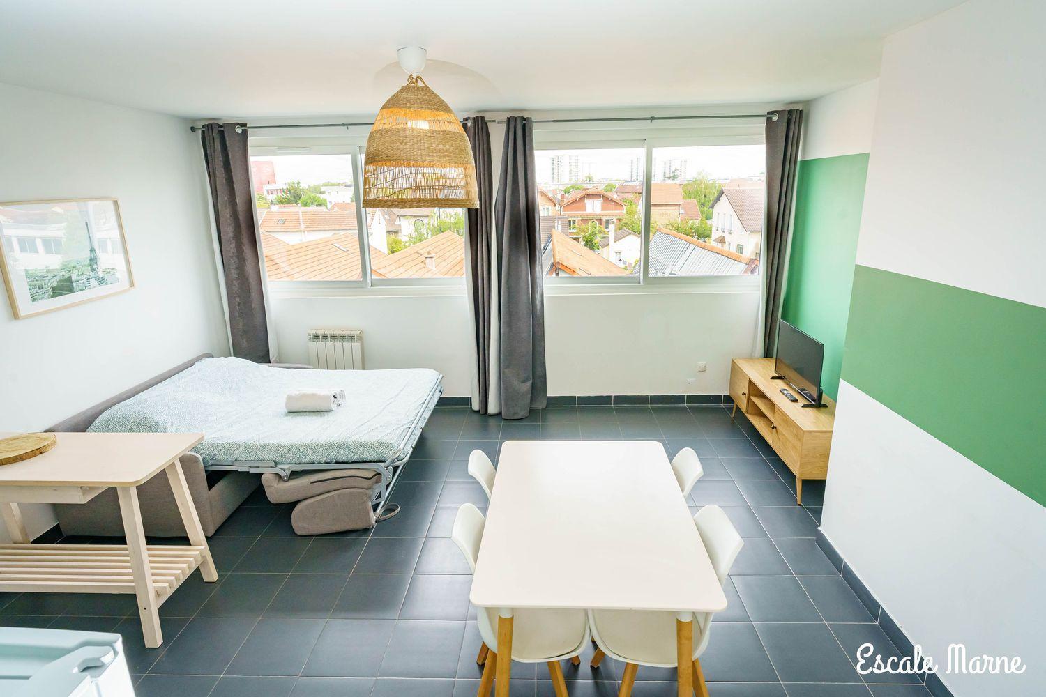 Escale-Marne Fr - 202 - Free Parking - Free Luggage Storage - All Equipped - Linen Included - Washing Machine - 10Mn Walk Metro 8 - Rer A - Panoramic View - From 1 To 14 Guests Maisons-Alfort Εξωτερικό φωτογραφία